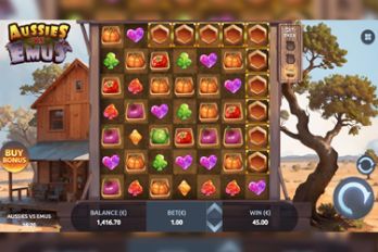 Aussies vs Emus Slot Game Screenshot Image