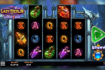 Lady Merlin: Lightning Chase Slot Game Screenshot Image