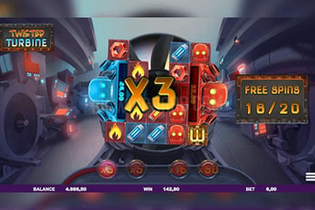 Twisted Turbine Slot Game Screenshot Image