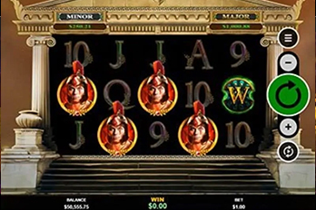 Achilles Deluxe Slot Game Screenshot Image