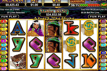 Aztec's Treasure Slot Game Screenshot Image