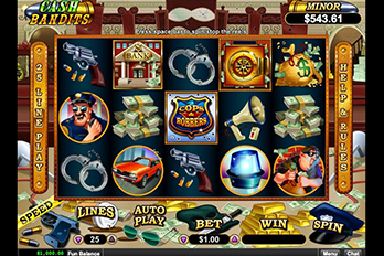 Cash Bandits Slot Game Screenshot Image