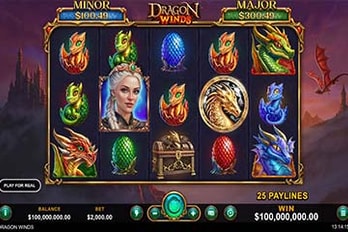 Dragon Winds Slot Game Screenshot Image