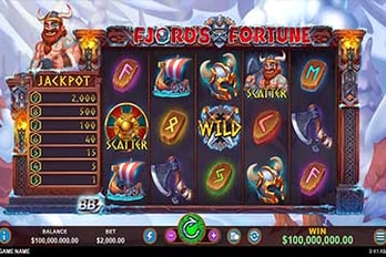 Fjords Fortune Slot Game Screenshot Image