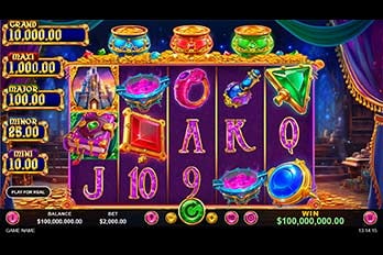 Gemstone Keys: The Arcane Unlocked Slot Game Screenshot Image