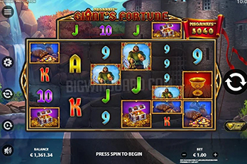 Giant Fortunes Slot Game Screenshot Image