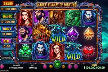 Hades' Flames of Fortune Slot Game Screenshot Image