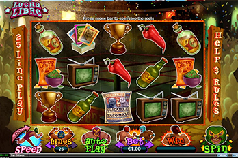 Lucha Libre Slot Game Screenshot Image