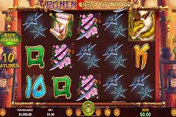 Ronin: Quest of Honor Slot Game Screenshot Image