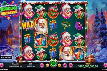 Rudolph Unleashed Slot Game Screenshot Image