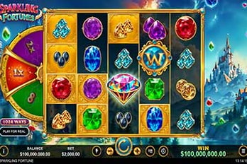 Sparkling Fortunes Slot Game Screenshot Image