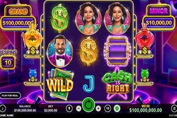 The Cash is Right Slot Game Screenshot Image