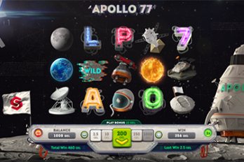 Apollo 77 Slot Game Screenshot Image
