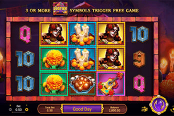 Halloween Vacation Slot Game Screenshot Image