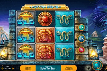 Mayan Gems Slot Game Screenshot Image