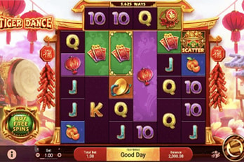 Tiger Dance Slot Game Screenshot Image