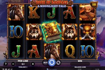 Book of Rampage: A Moonlight Tale Slot Game Screenshot Image