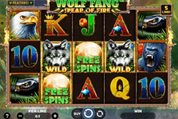 Wolf Fang: Spear of Fire Slot Game Screenshot Image