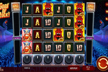 Gods of Rock Slot Game Screenshot Image