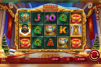 Midas Golden Touch: Christmas Edition Slot Game Screenshot Image