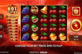 Rot Stormo Slot Game Screenshot Image