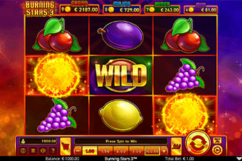 Burning Stars 3 Slot Game Screenshot Image
