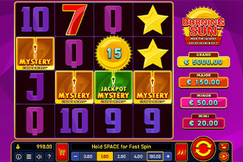 Burning Sun Extremely Light Slot Game Screenshot Image