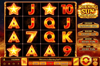  Burning Sun Slot Game Screenshot Image