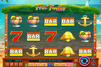 Hot Party Deluxe Slot Game Screenshot Image
