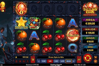 Sizzling Eggs Football Edition Slot Game Screenshot Image