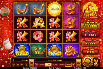 Wazdan Sun of Fortune Xmas Edition Slot Game Screenshot Image