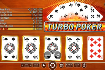 Turbo Poker Video Poker Screenshot Image