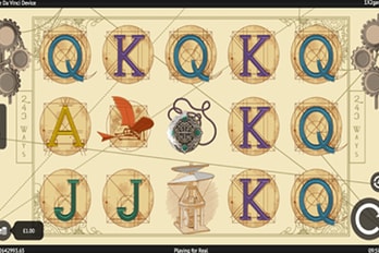 The Da Vinci Device Slot Game Screenshot Image