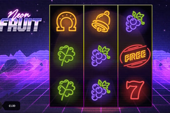 Neon Fruit Slot Game Screenshot Image