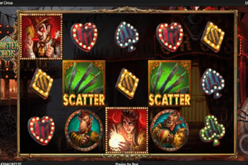 Sinister Circus Slot Game Screenshot Image