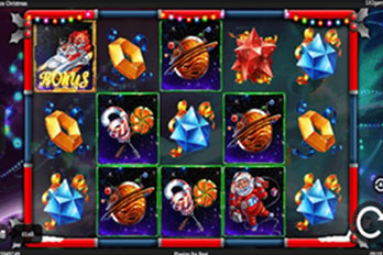 Space Christmas Slot Game Screenshot Image