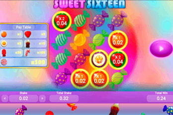 Sweet Sixteen Slot Game Screenshot Image