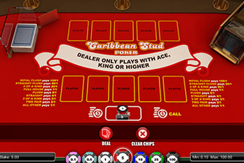 Caribbean Stud Poker Screenshot Image