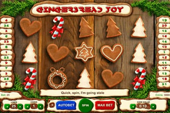 Gingerbread Joy Slot Game Screenshot Image