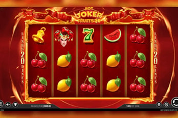Hot Joker Fruits 20 Slot Game Screenshot Image