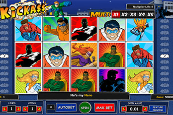 Kick A$$ Slot Game Screenshot Image
