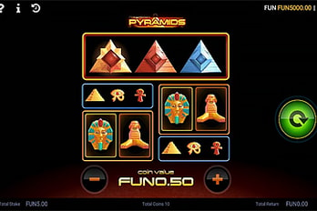 Megablox Pyramids Slot Game Screenshot Image