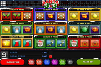 Santa 3x3 Slot Game Screenshot Image