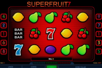Super Fruit 7 Slot Game Screenshot Image