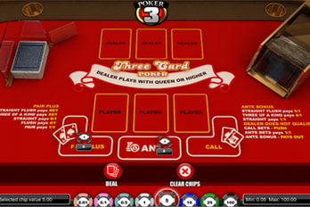 Three Card Poker Screenshot Image