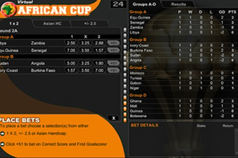 Virtual African Cup Screenshot Image