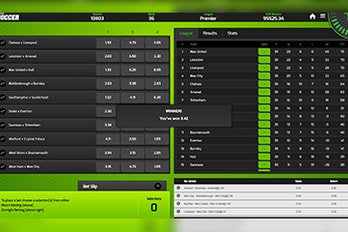 Virtual Soccer Screenshot Image