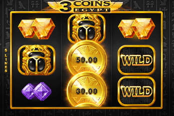 3 Coins: Egypt - Hold and Win Slot Game Screenshot Image