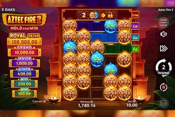 Aztec Fire 2 Slot Game Screenshot Image