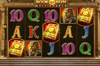Book of Sun: Multichance Slot Game Screenshot Image
